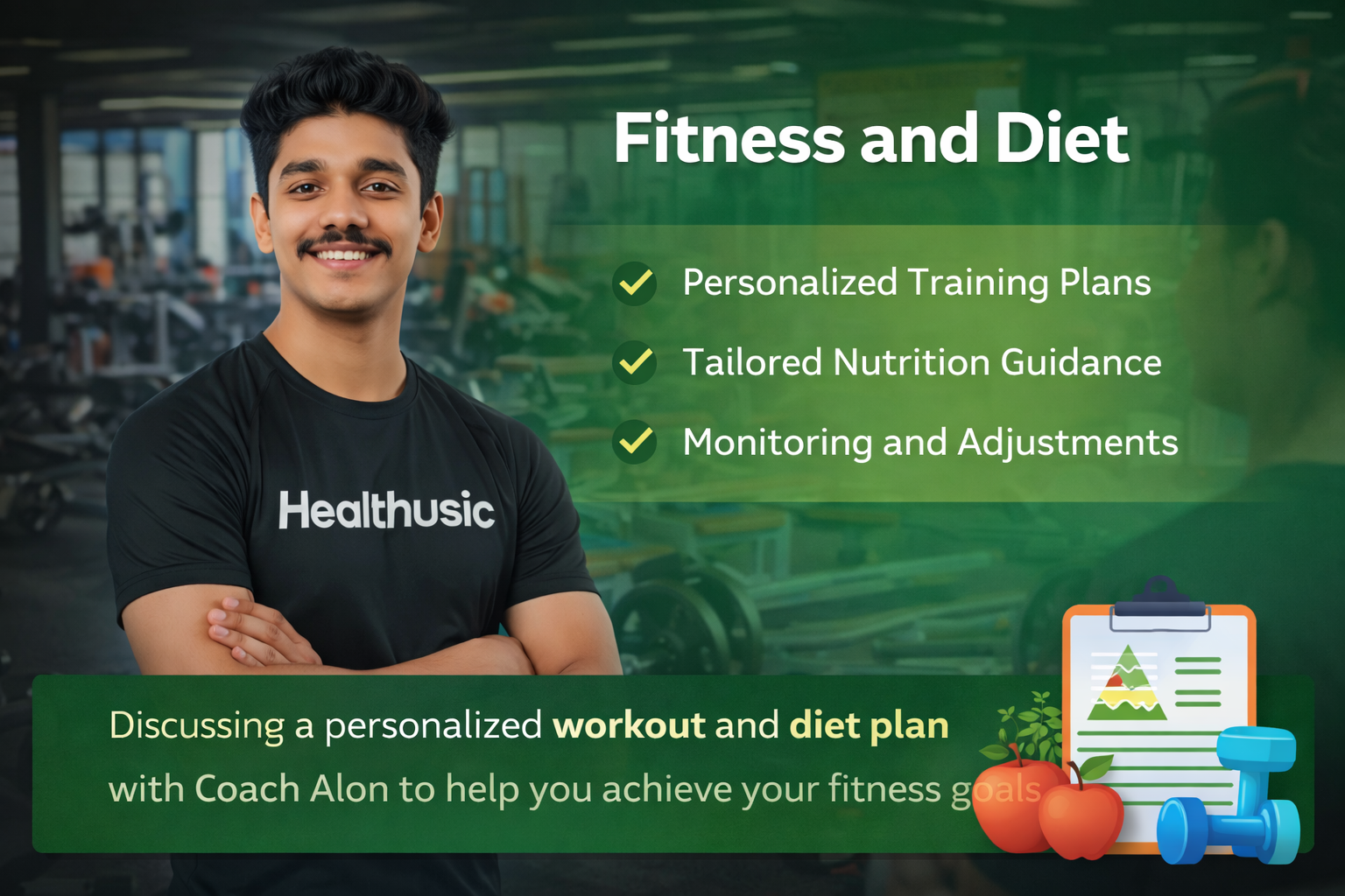 Coach Dilip Kumar — Healthusic Fitness Club